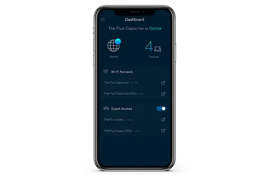 Change Wireless Setting of Linksys Router on iPhone